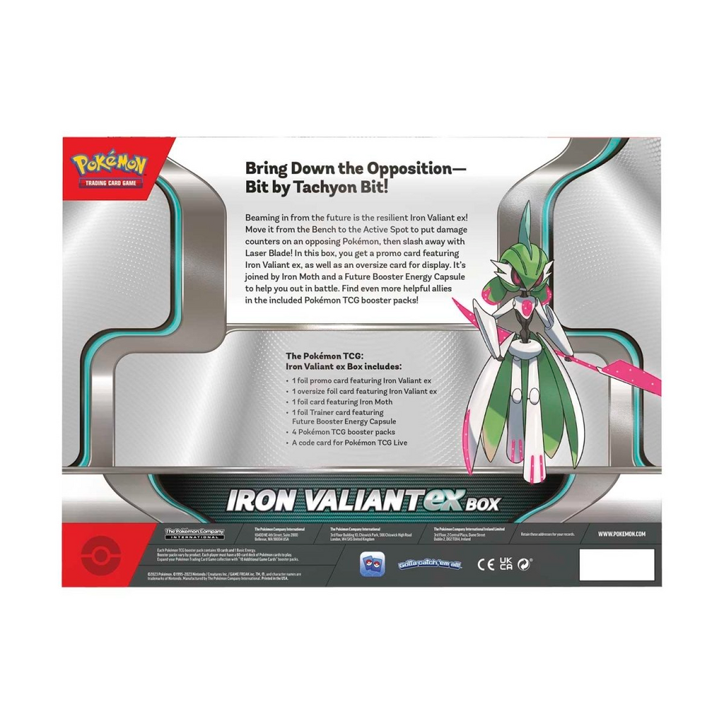 2023 Pokémon TCG: Iron Valiant ex Box