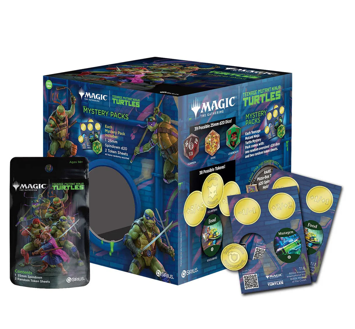 Magic The Gathering — Sirus Dice Teenage Mutant Ninja Turtles Treasure Pack
