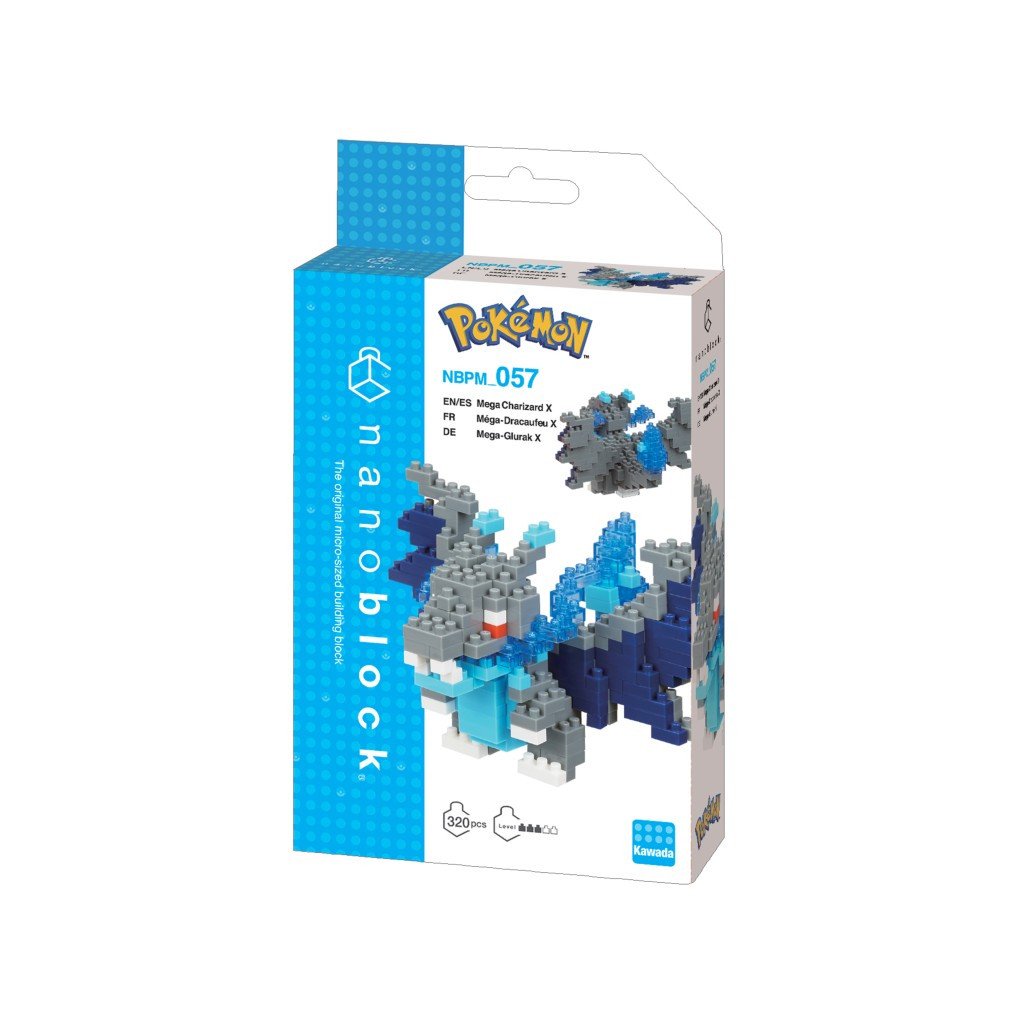 nanoblock - Pokemon - Mega Charizard X - Papa Joey's Collectibles