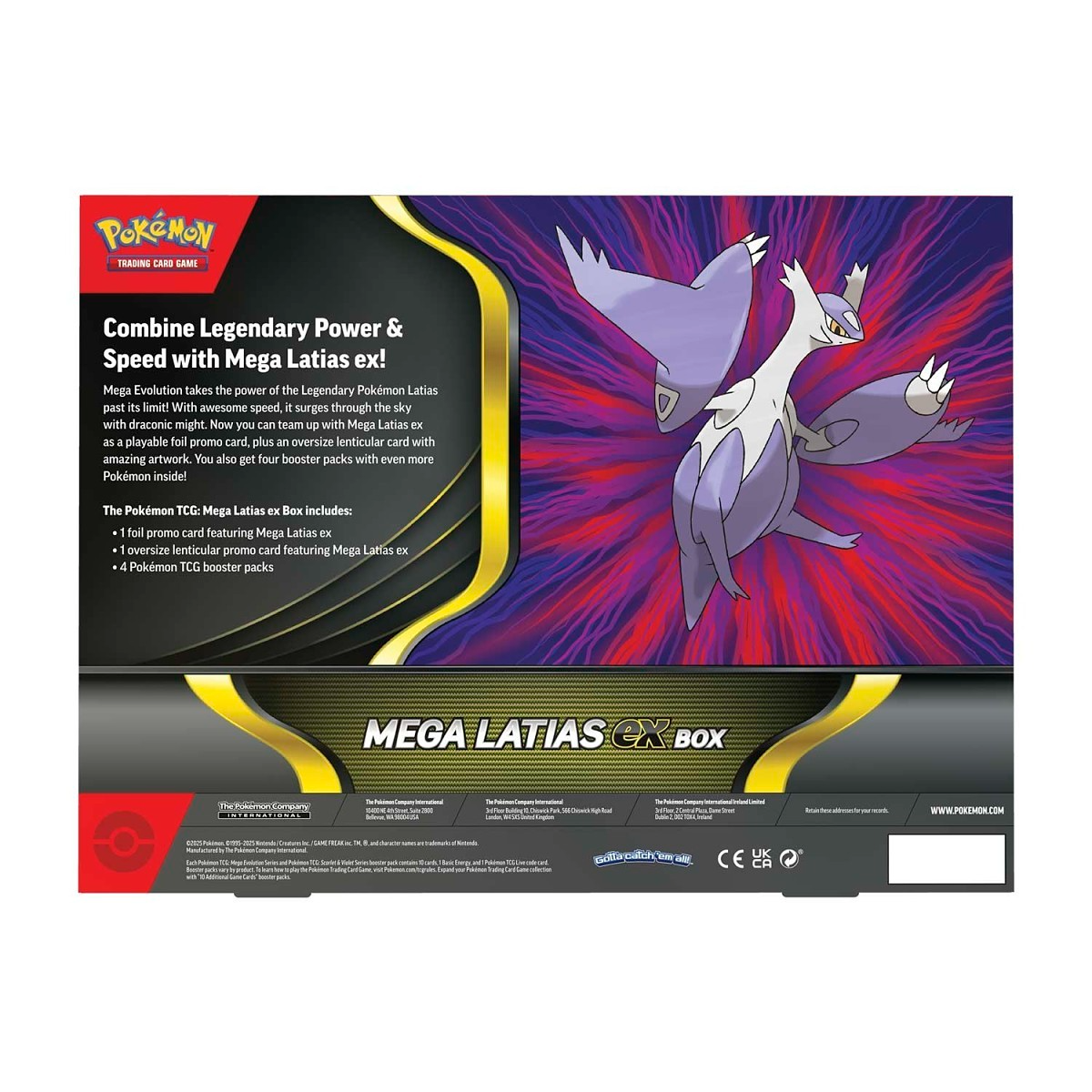 2025 Pokémon TCG: Mega Latias ex Box