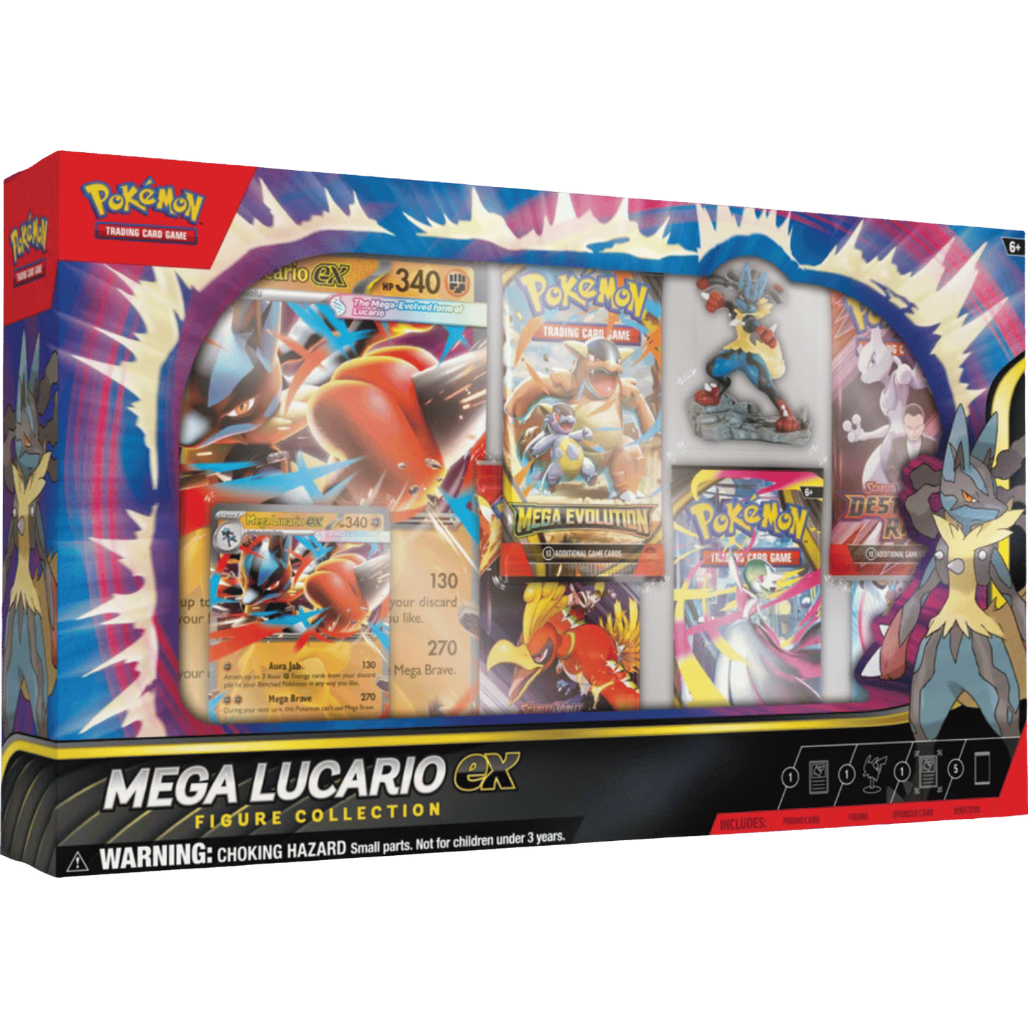 Pokémon TCG: Mega Lucario ex Figure Collection