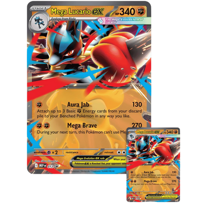 Pokémon TCG: Mega Lucario ex Figure Collection