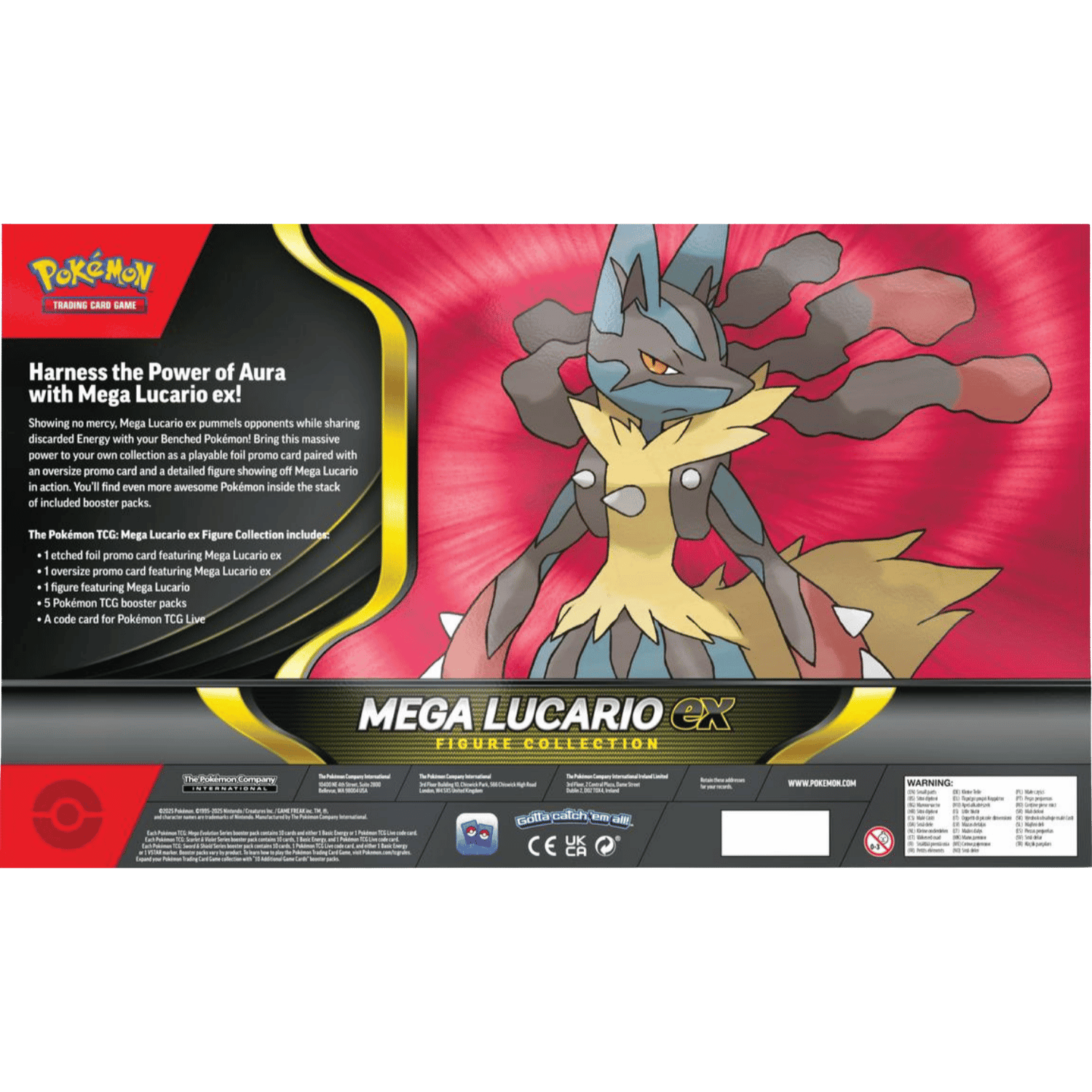 Pokémon TCG: Mega Lucario ex Figure Collection