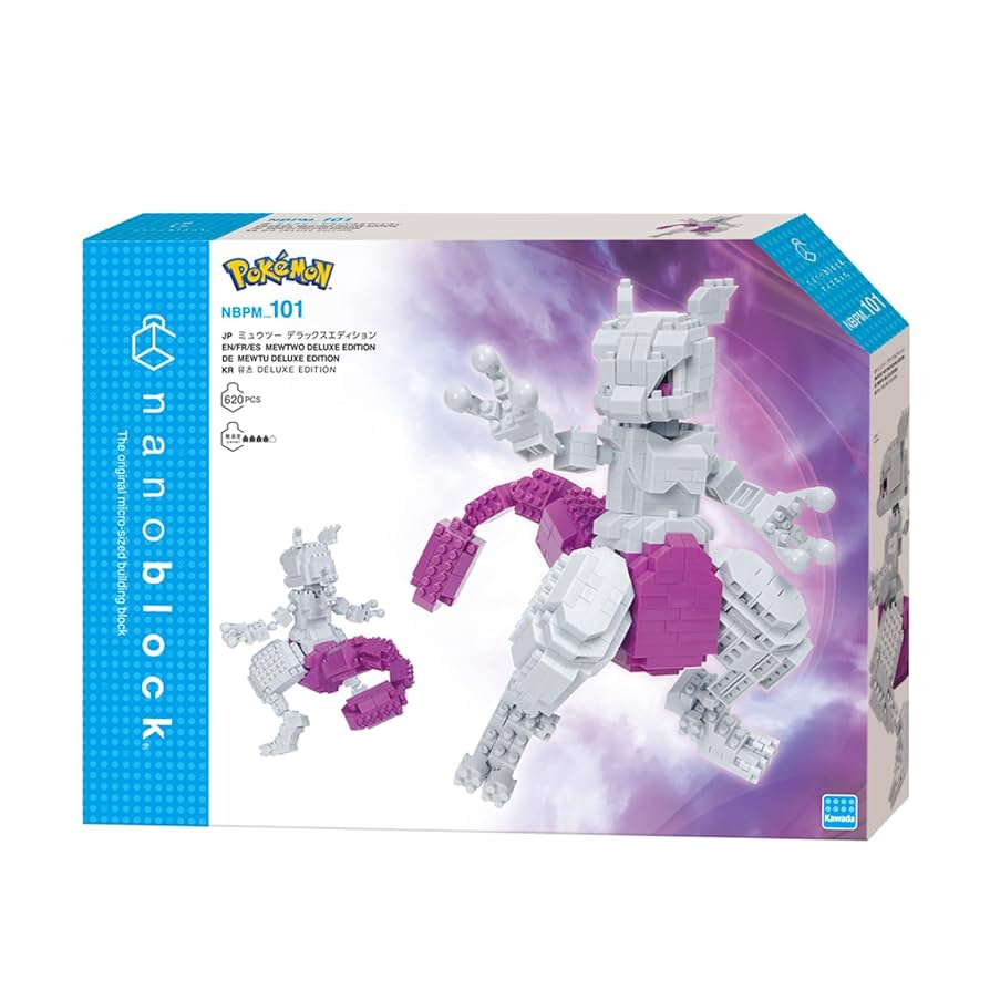 nanoblock - Pokemon - Mewtwo Deluxe - Papa Joey's Collectibles