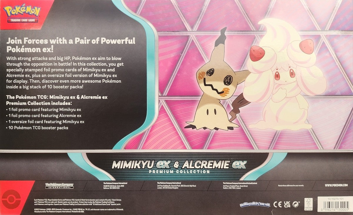 Pokémon TCG: Mimikyu ex & Alcremie ex Premium Collection
