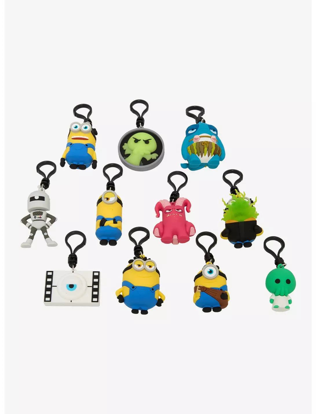 Minions and Monsters 3D Foam Bag Clips Series 2