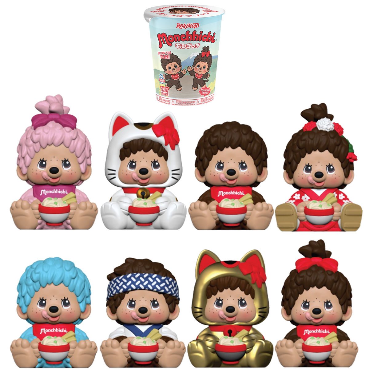 Monchhichi Rokimoto Cup Vinyl Figure Blind Box