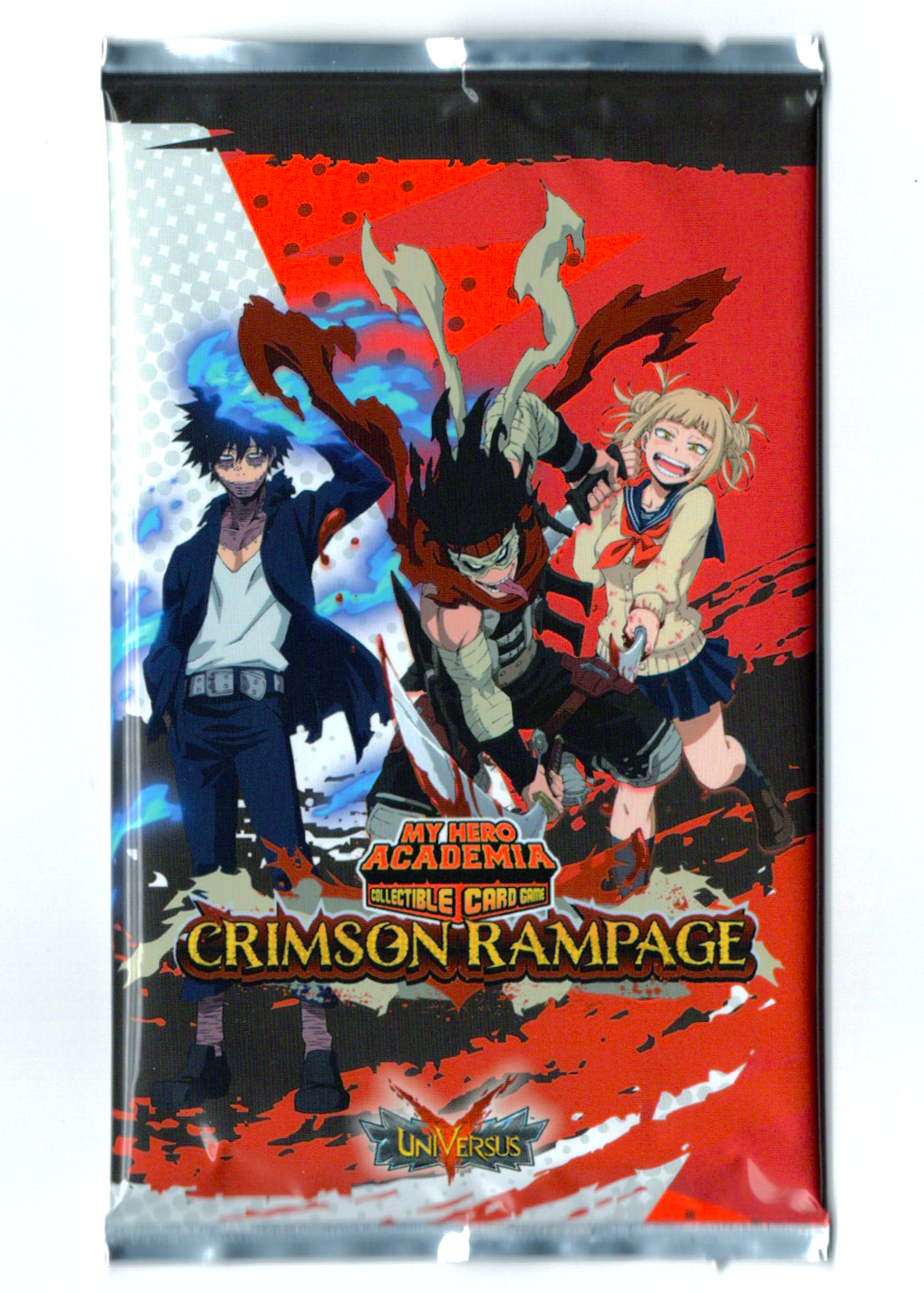 2021 UniVersus TCG: My Hero Academia—Crimson Rampage Booster Pack