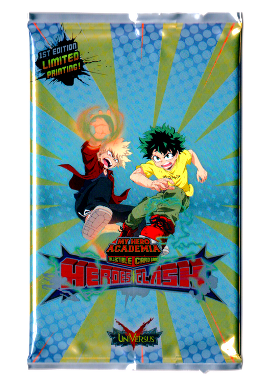 2022 UniVersus TCG: My Hero Academia—Heroes Clash [1st Edition] Booster Pack