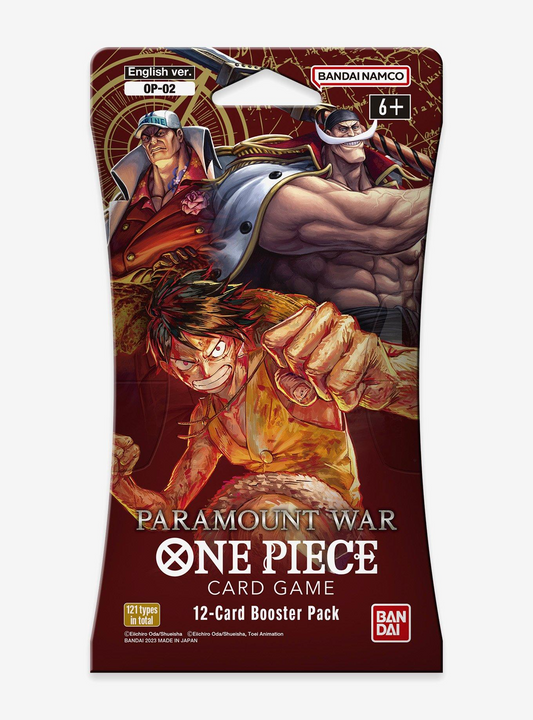 2023 One Piece Card Game: Paramount War (OP-12) - Sleeved Booster Pack
