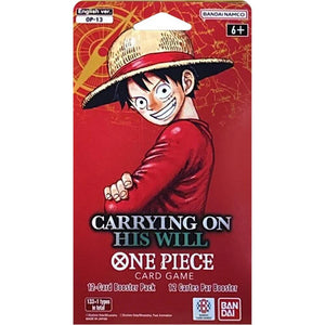 One Piece Card Game: Carrying on His Will (OP-13) Sleeved Booster Pack