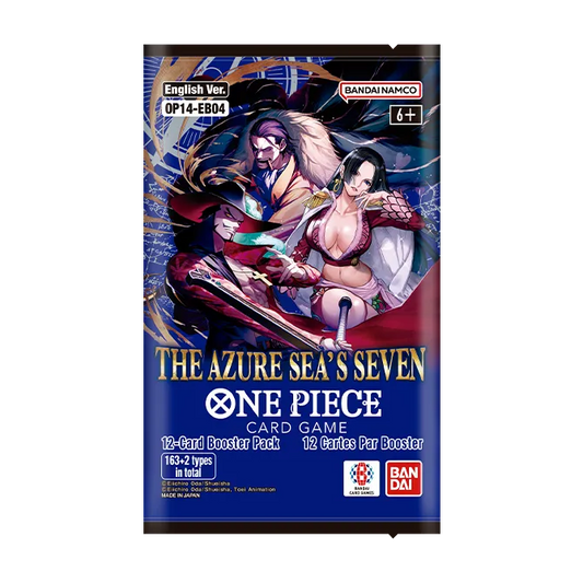 2026 One Piece Card Game:The Azure Sea's Seven (OP14-EB04) Booster Pack