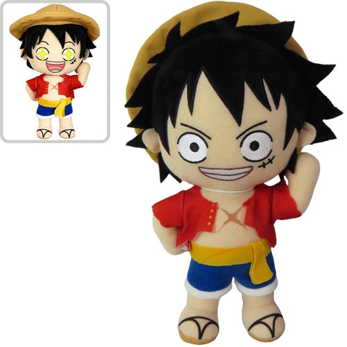 One Piece - Change Face Plush 8 Inch - Luffy