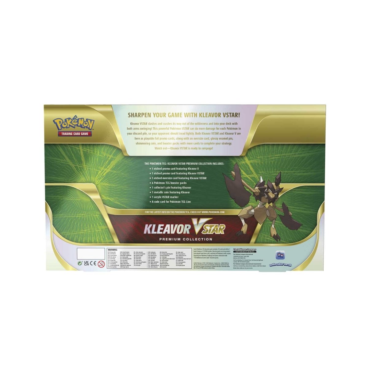 2022 Pokémon TCG: Kleavor VSTAR Premium Collection (International)