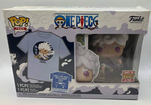 POP! Tees—One Piece—Luffy Gear 5 #1607 and Large Tee