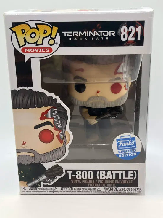 POP! Movies—Terminator—T-800 (Battle) #821—(Limited Edition)