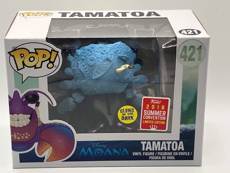 POP!—Moana—Tamatoa #421—(2018 Summer Convention)(GITD)
