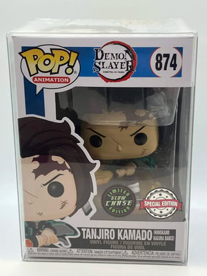 POP! Animation—Demon Slayer—Tanjiro Kamado (Hinokami Kagura Dance) #874—(Special Edition) (Glow in the Dark)