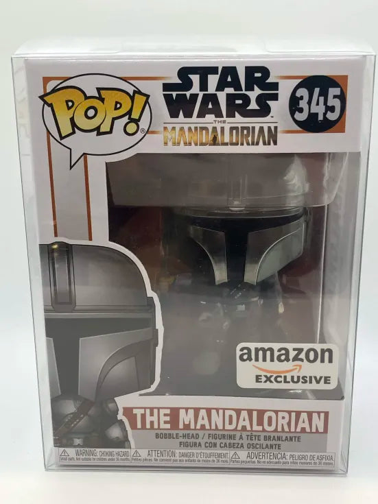 POP! Star Wars—The Mandalorian (Chrome) #345—(Amazon Exclusive)