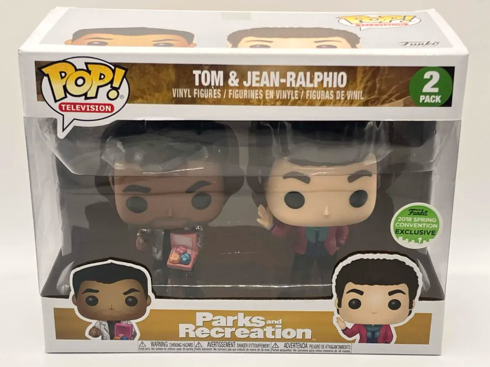 POP! Television—Parks and Recreation—Tom & Jean-Ralphio 2-Pack—(2018 Spring Convention Exclusive)