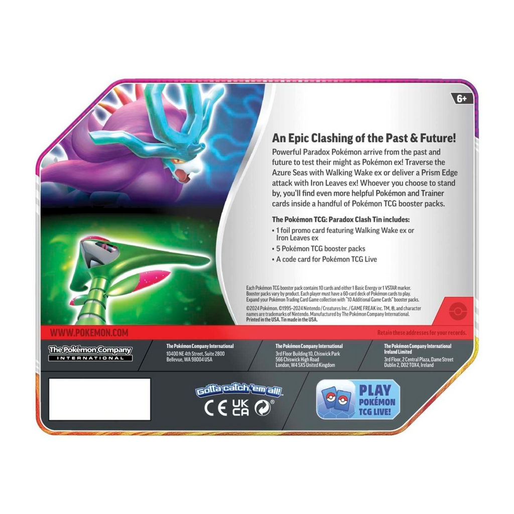 Pokémon TCG: Paradox Clash Tin