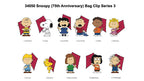 Peanuts 75th - Series 3 - Figural Bag Clip - Blind Bag