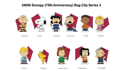 Peanuts 75th - Series 3 - Figural Bag Clip - Blind Bag