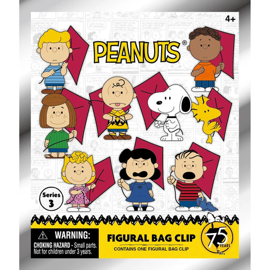 Peanuts 75th - Series 3 - Figural Bag Clip - Blind Bag
