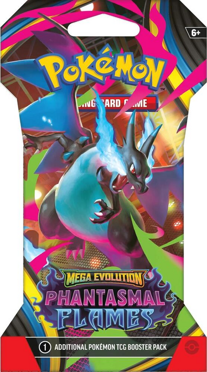 Pokémon TCG: Mega Evolution—Phantasmal Flames Sleeved Booster Pack