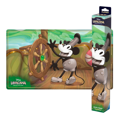2023 Disney Lorcana TCG: Mickey Mouse "Steamboat Pilot" Playmat