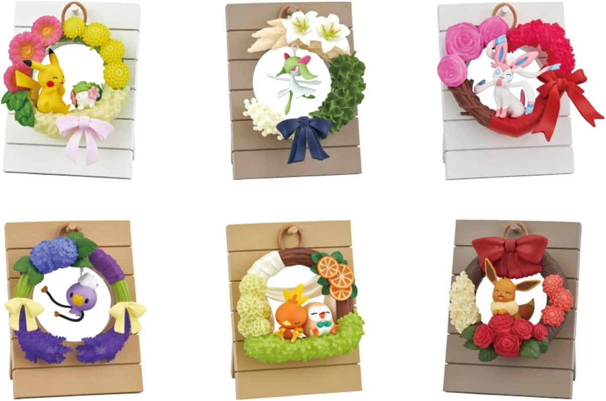 Re-Ment Pokémon Wreath Collection Happiness Wreath Blind Box