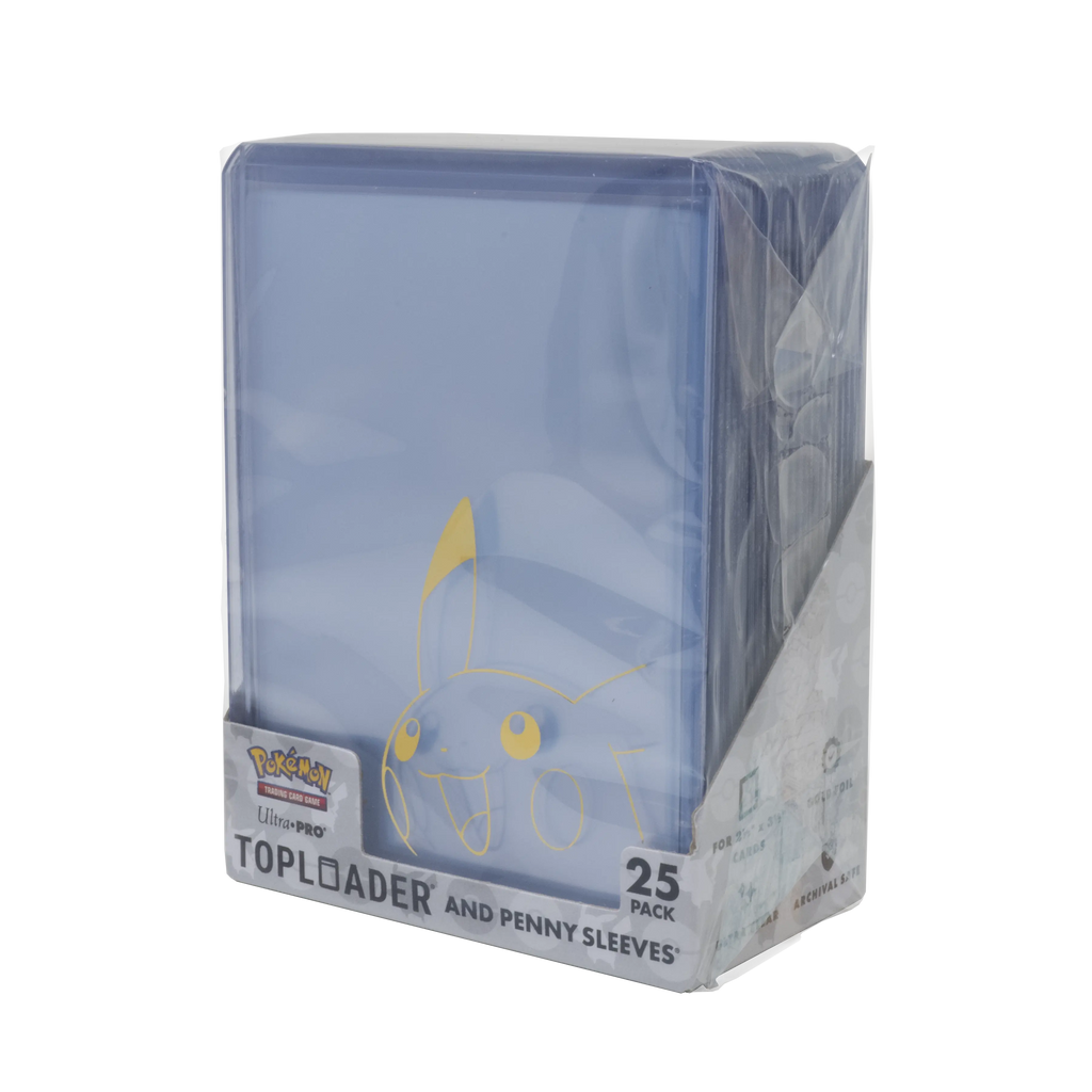 Ultra PRO—Pokémon: Pikachu Toploader and Penny Sleeves Combo Pack