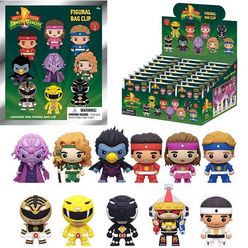 Power Rangers — Series 2 — 3D Foam Bag Clip Blind Bag