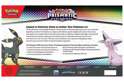 2025 Pokémon TCG: Scarlet & Violet—Prismatic Evolutions Premium Figure Collection