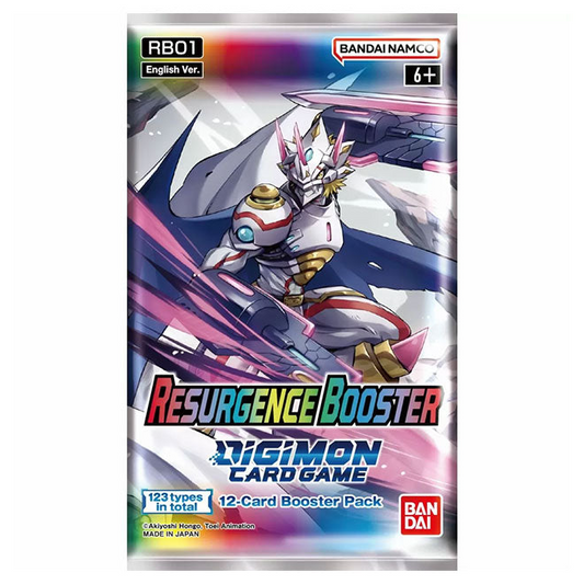 2023 Digmon Card Game: Resurgence (RB01) Booster Pack