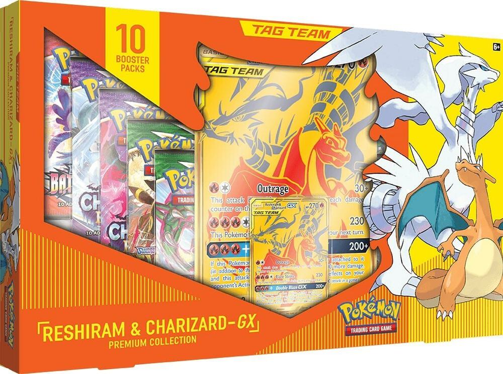 2021 Pokemon TCG: Sword & Shield—Reshiram & Charizard GX Premium Collection
