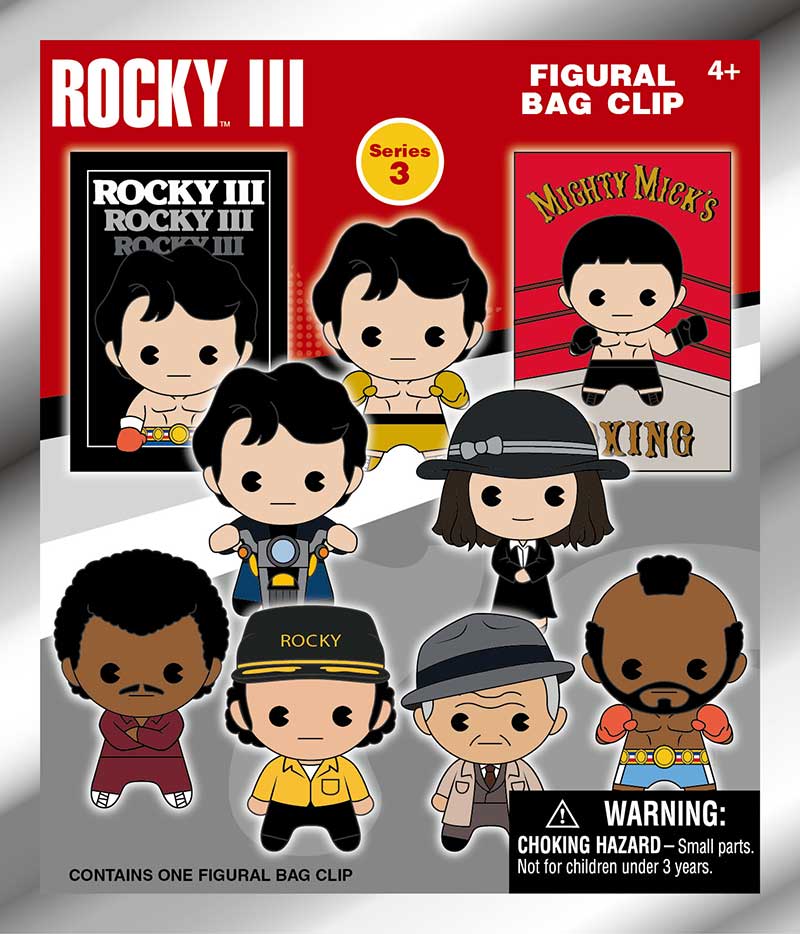 Rocky III - Series 3 - Figural Bag Clip - Blind Bag