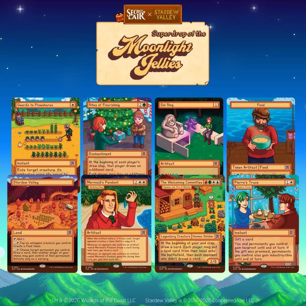 Magic: The Gathering—Secret Lair Drop: Secret Lair x Stardew Valley - Welcome To Stardew Valley (Non-Foil)