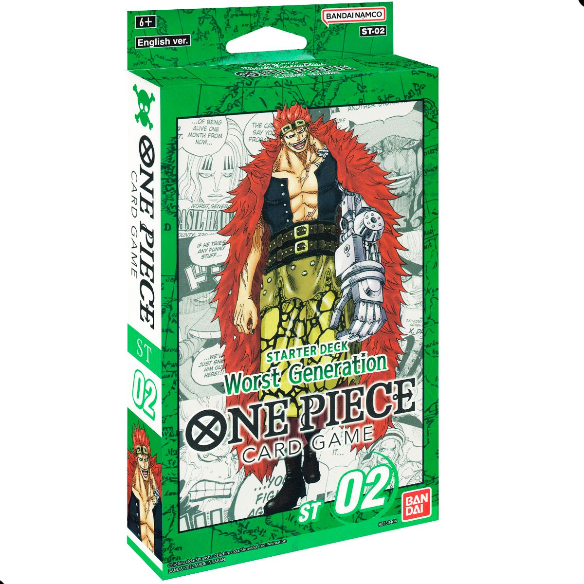 2022 One Piece Card Game: Starter Deck 02—Worst Generation (ST-02)