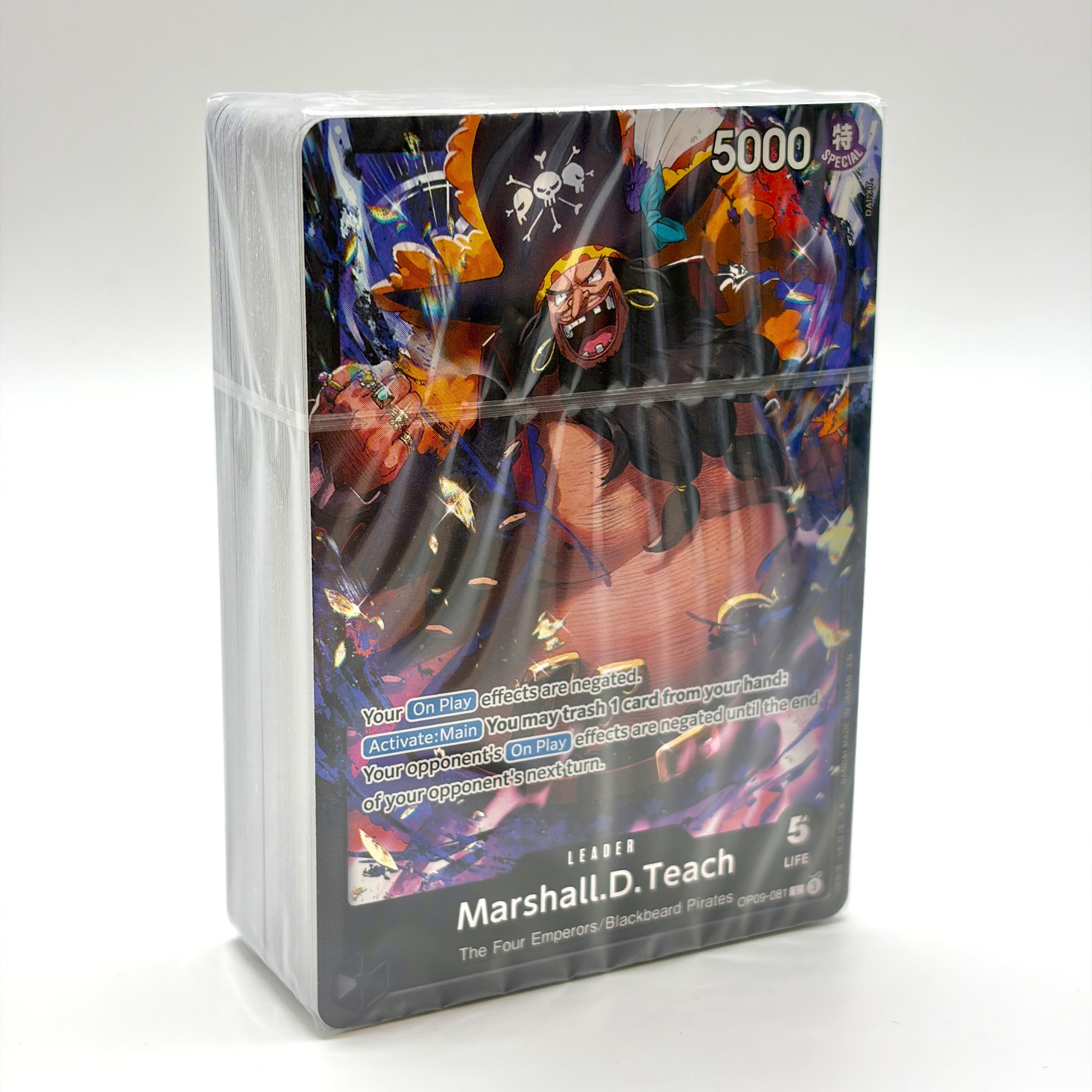 One Piece Card Game: Starter Deck 27—BLACK Marshall.D.Teach (ST-27) [BRICK ONLY]