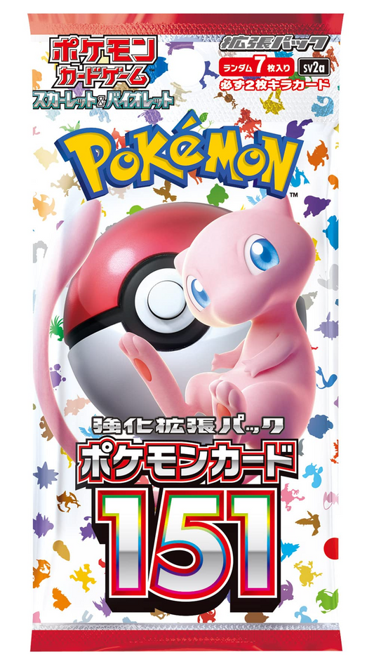 2023 Pokémon TCG: Scarlet & Violet—Pokémon Card 151 Japanese Booster Pack