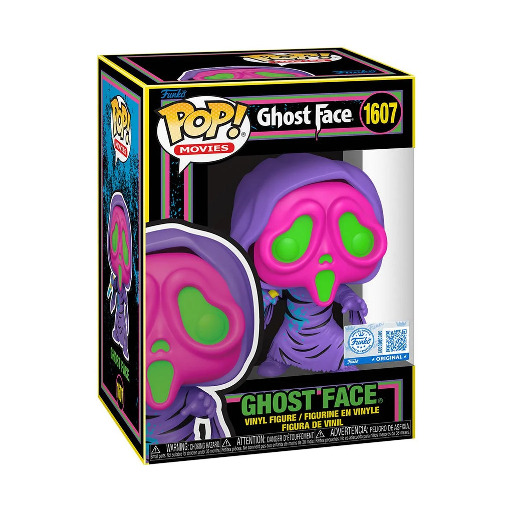 POP! Movies—Scream—Ghost Face #1607—(Black Light) (SDCC2023)