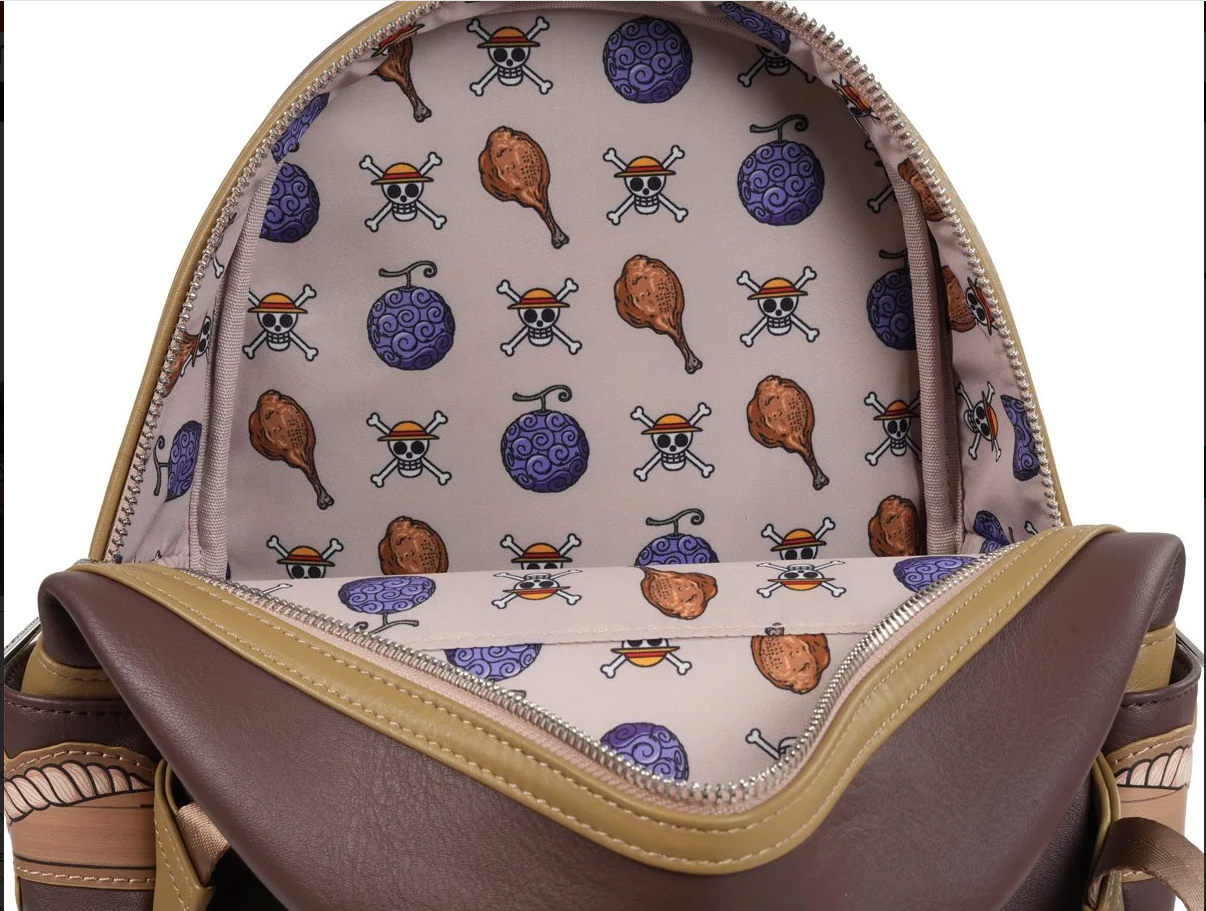 Loungefly One Piece Wanted Dead or Alive Monkey D. Luffy Mini-Backpack - Entertainment Earth Exclusive