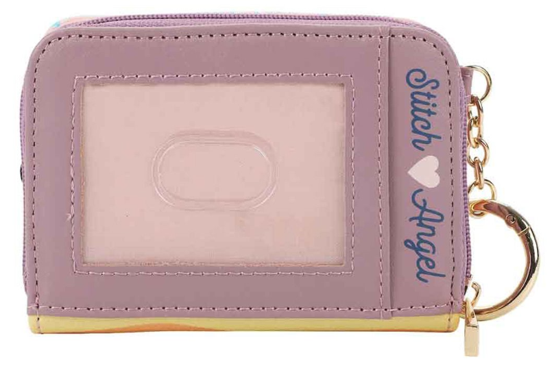 Lilo & Stitch Stitch and Angel Mini Zip Around Wallet