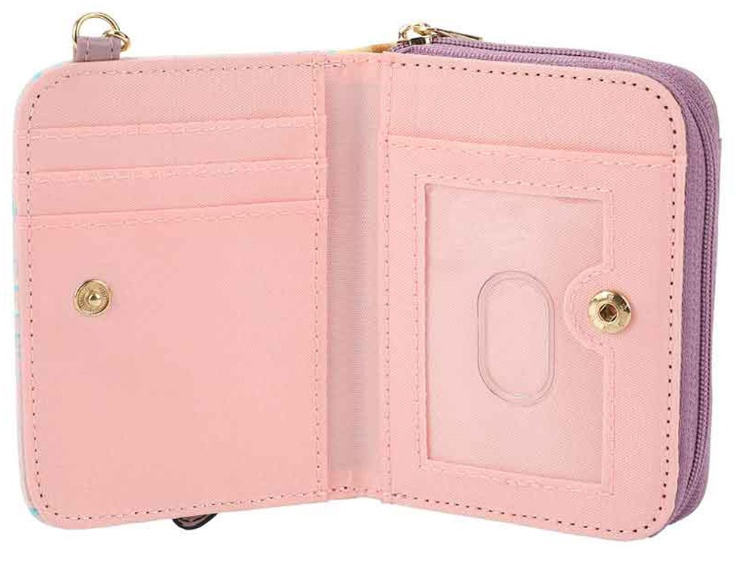 Lilo & Stitch Stitch and Angel Mini Zip Around Wallet