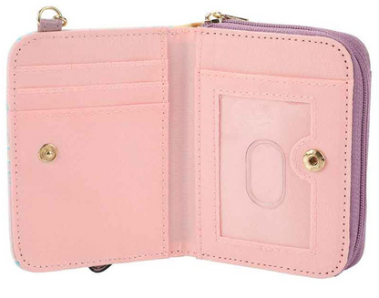 Lilo & Stitch Stitch and Angel Mini Zip Around Wallet