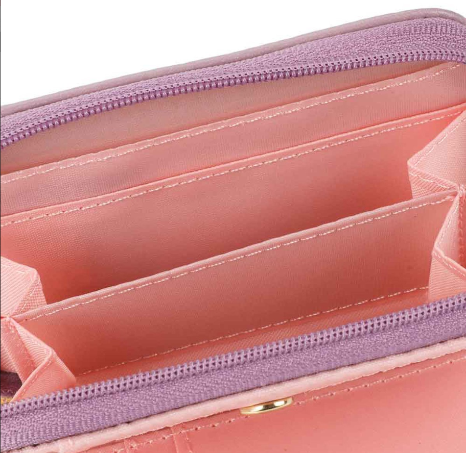 Lilo & Stitch Stitch and Angel Mini Zip Around Wallet