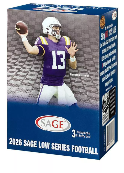 2026 Sage Low Series Football Blaster Box