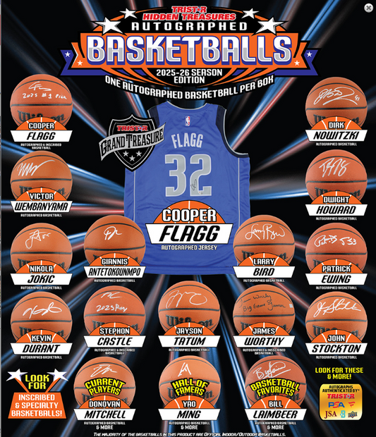 TriStar Hidden Treasures Autographed Basketball Mystery Box