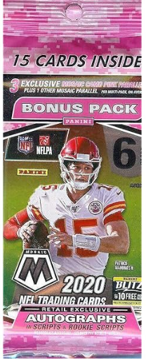 2020 Mosaic Football Value Pack